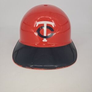 Minnesota Twins Batting Helmet Plastic Souvenir Cap Display MLB TC Logo Red Blue